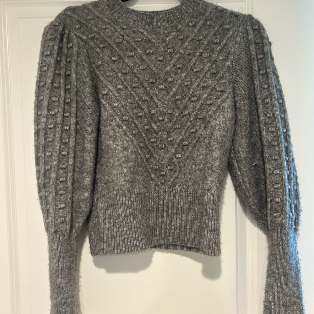 The Kooples Charcoal Textured Women's Sweater